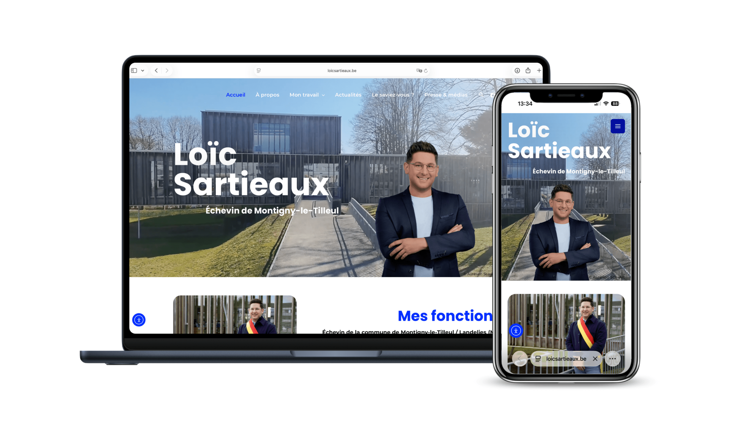 Site web loicsartieaux.be